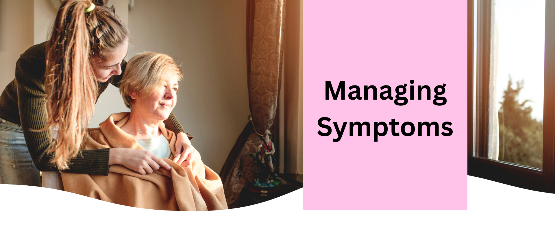 A young carer with her mum